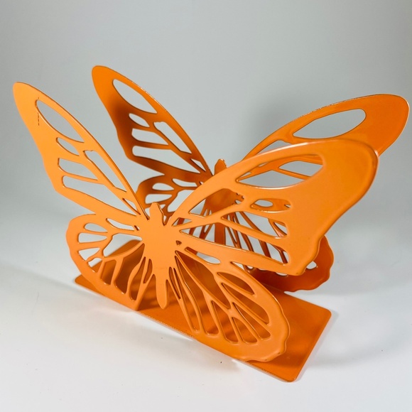 Super cute bright orange butterfly napkin holder - Picture 3 of 7